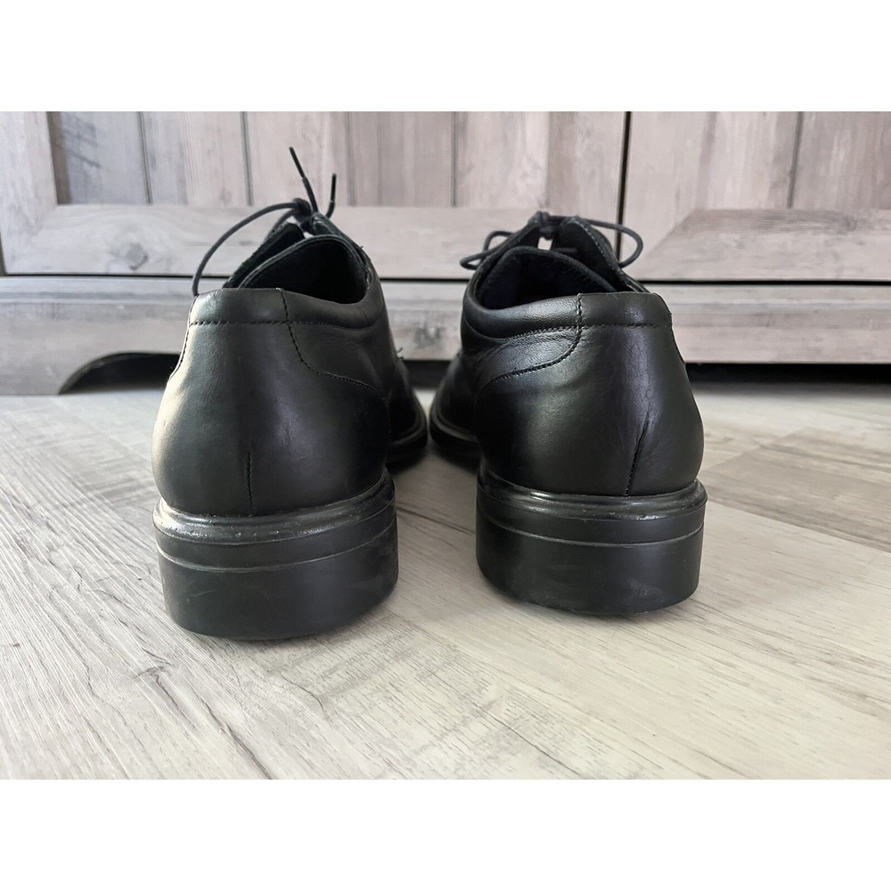 Bostonian Oxford Dress Shoes Non Stop 9/12 XW Black‎ Leather Waterproof Italian - Picture 5 of 10
